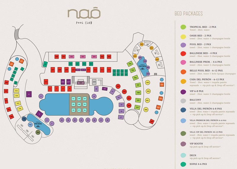 nao pool club prices