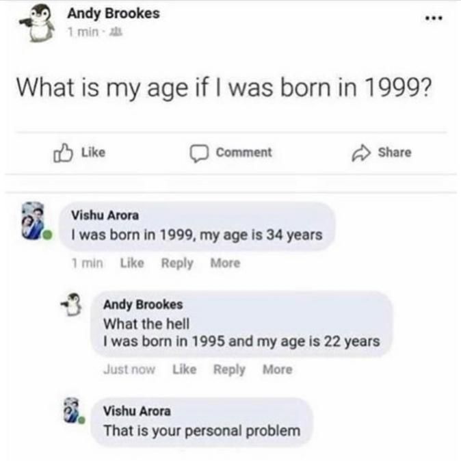 if i born in 1989 what is my age