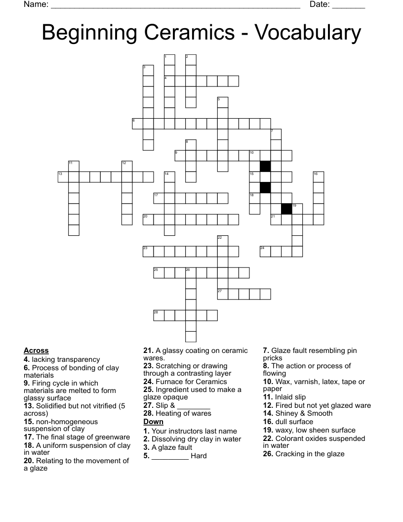 japanese glaze crossword