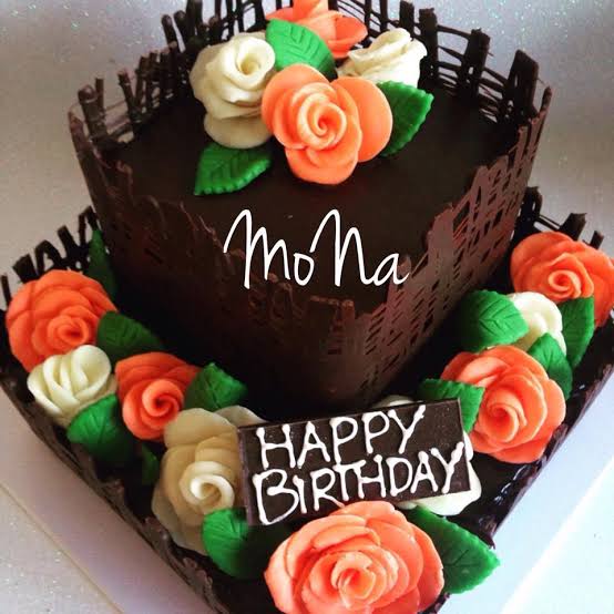 happy birthday mona cake