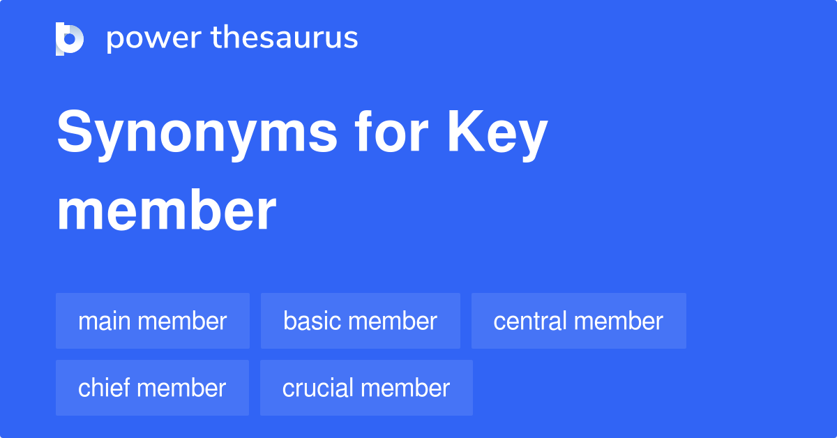 members synonym