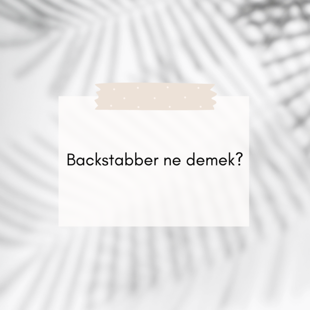 backstabber nedir