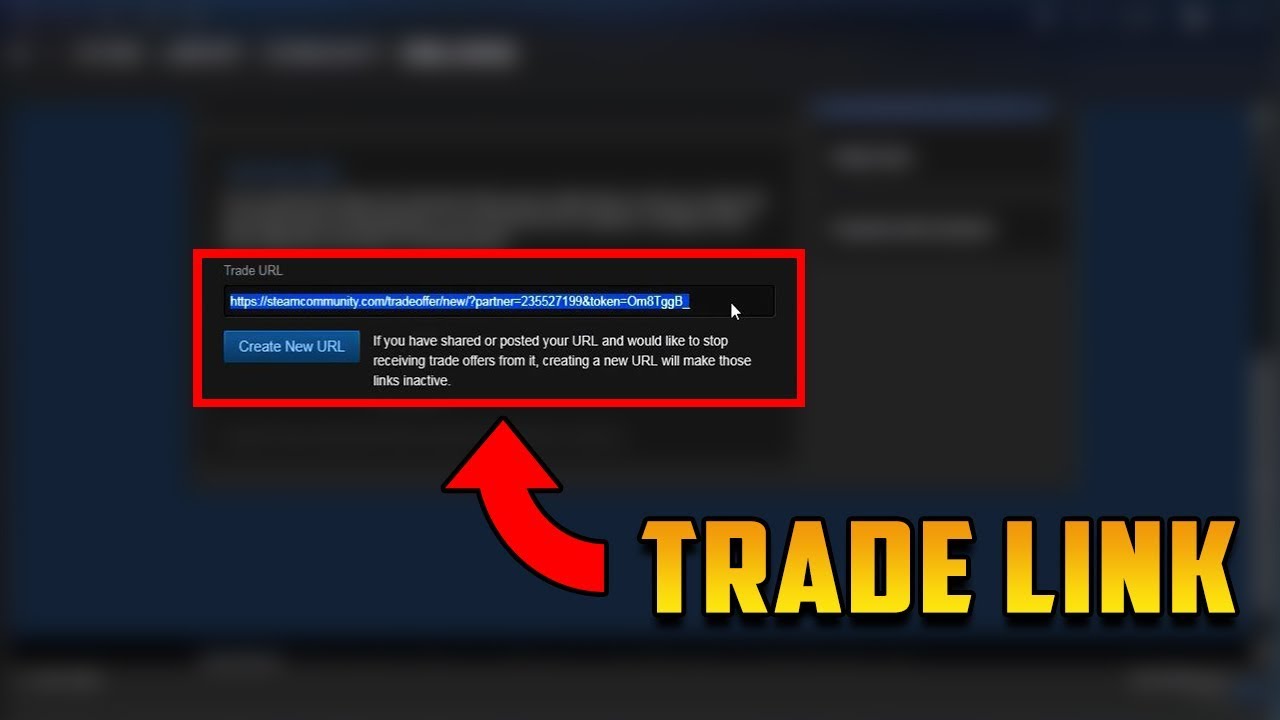 how to get trade url steam