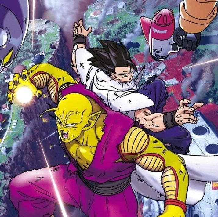 dragon ball z piccolo and gohan