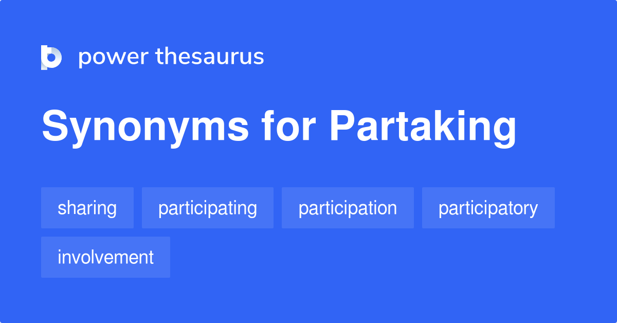 partake synonym