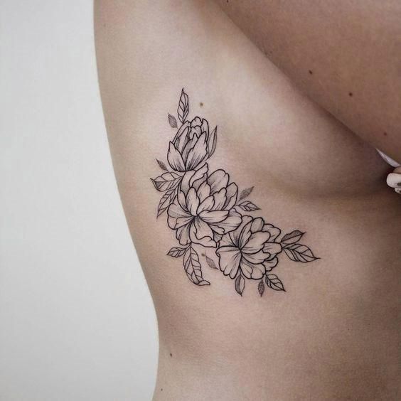 side boob tattoo female