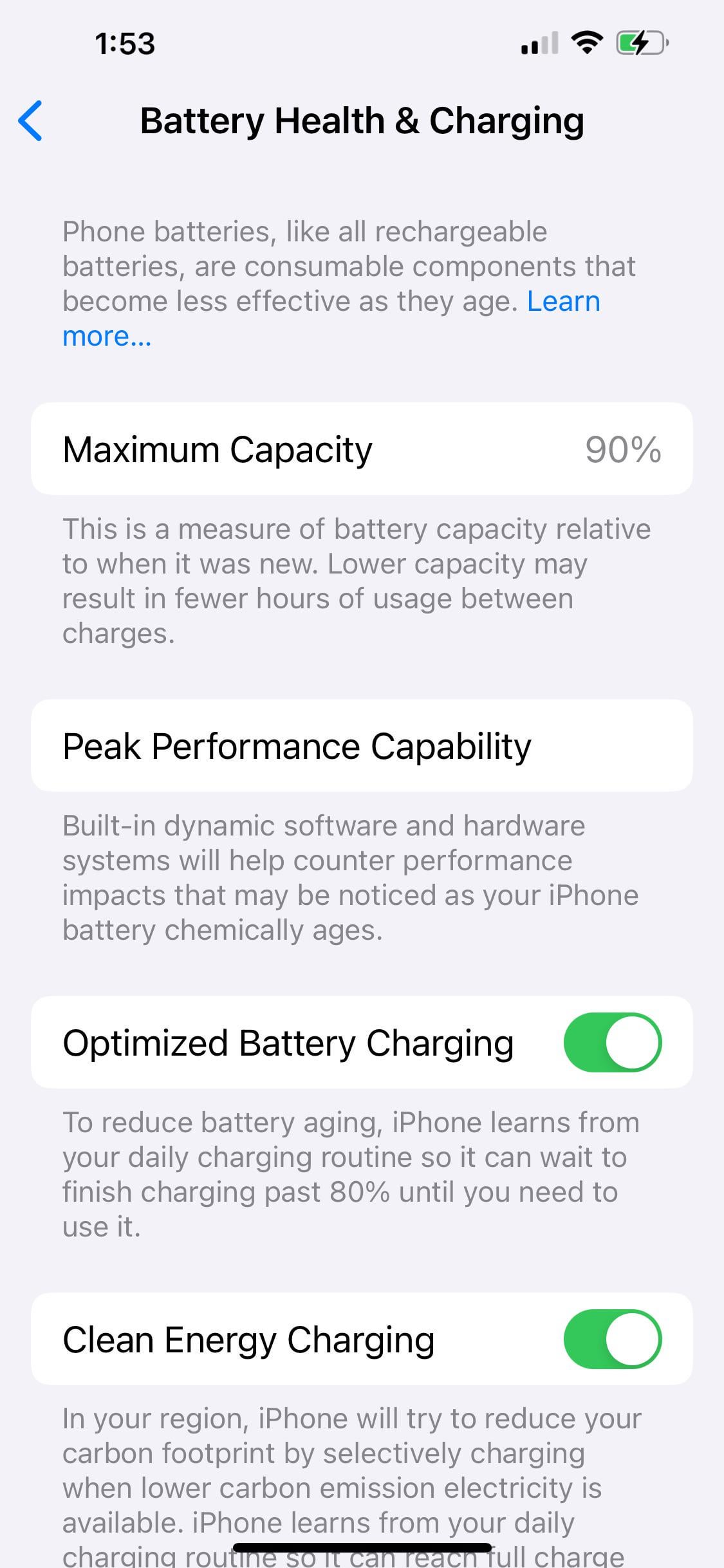 iphone battery health 88 after 2 years