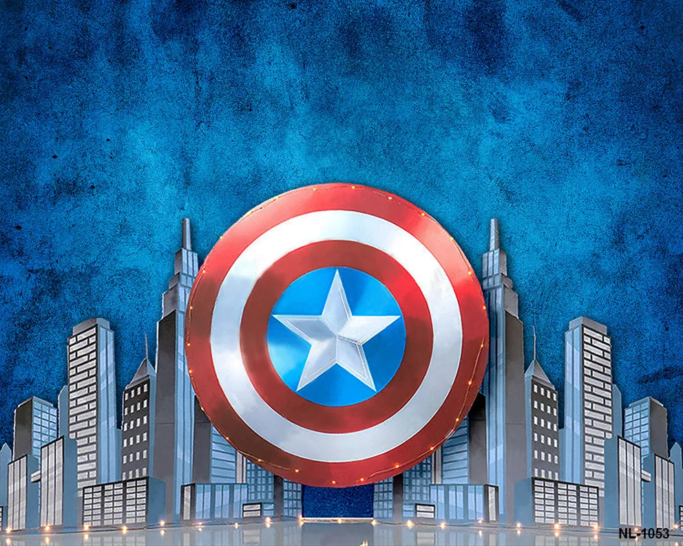 birthday background captain america