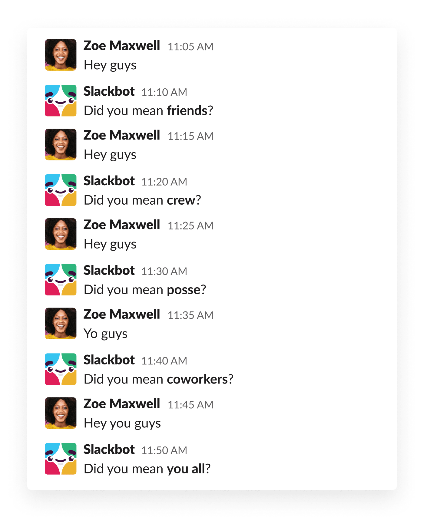 slackbot custom responses