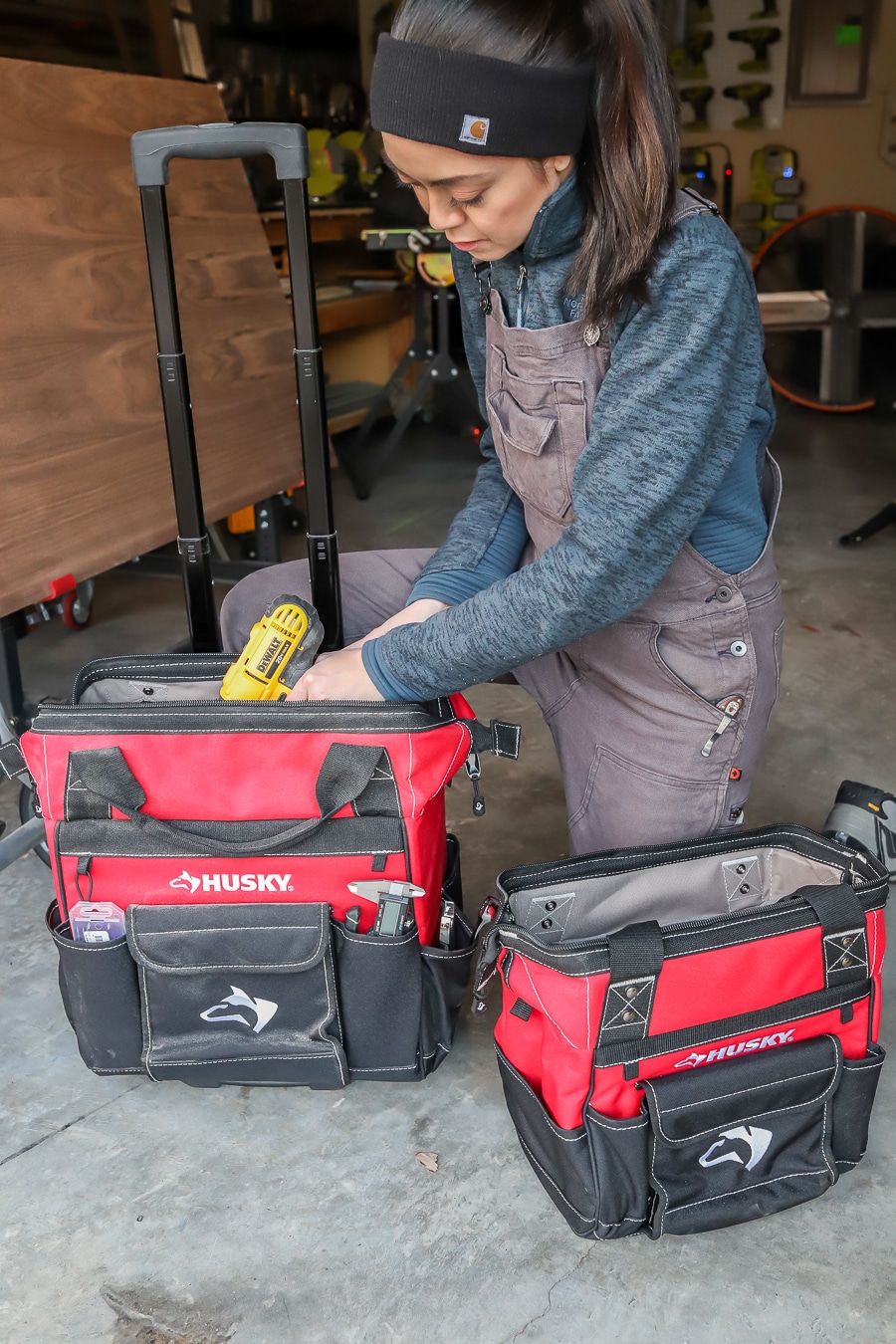 husky bag tools