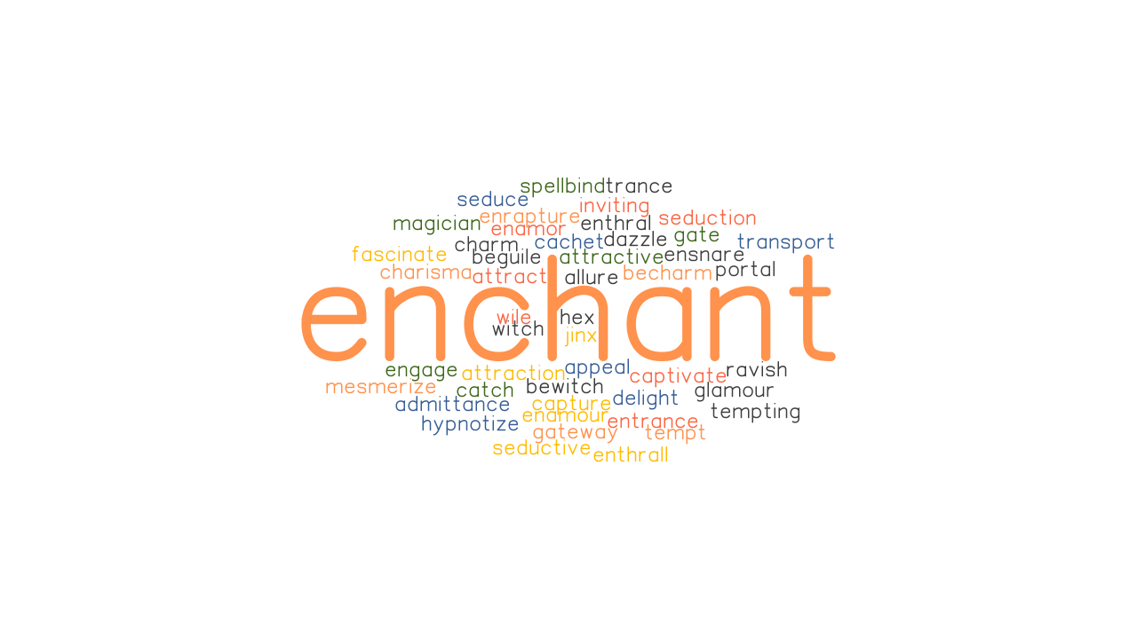 synonyms for enchanted