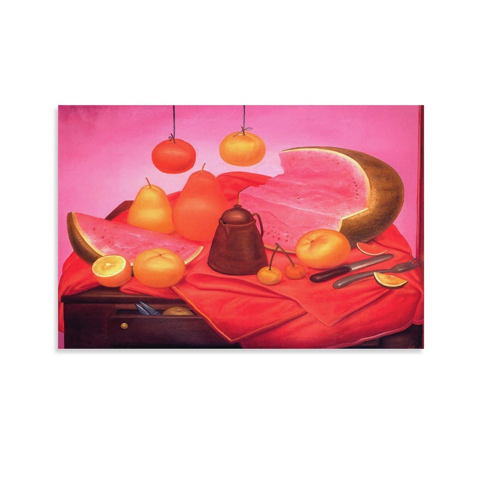 fernando botero still life with watermelon