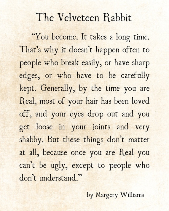 quotes from velveteen rabbit