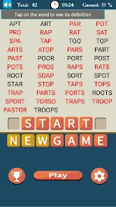 create words from letters game