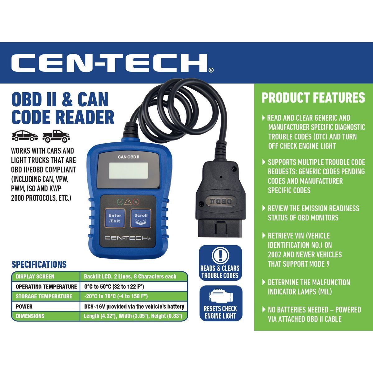 transmission code reader harbor freight