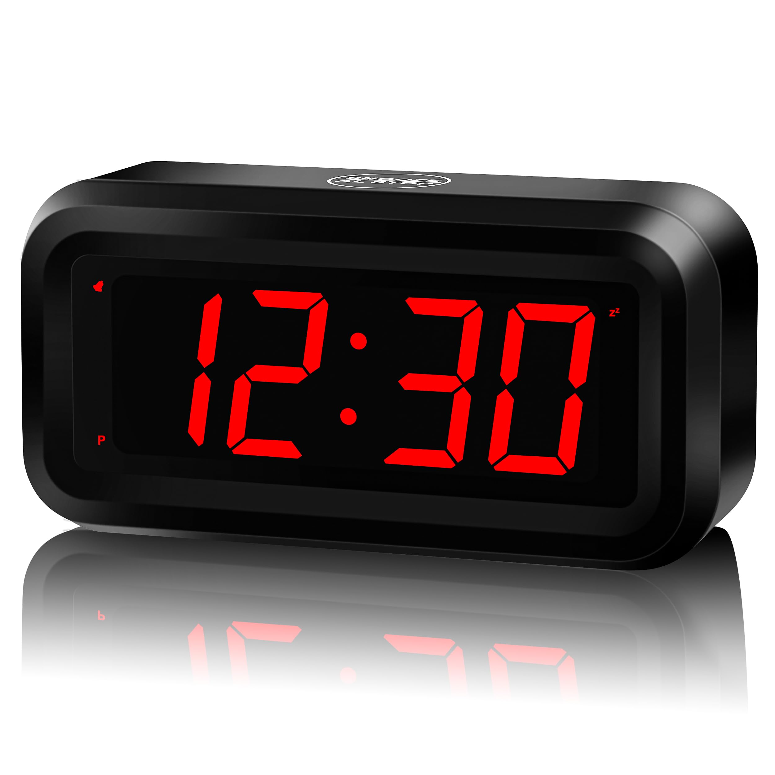 battery bedside clock