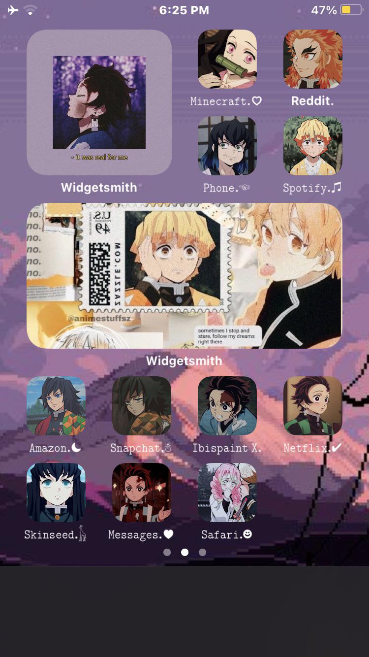 demon slayer widget