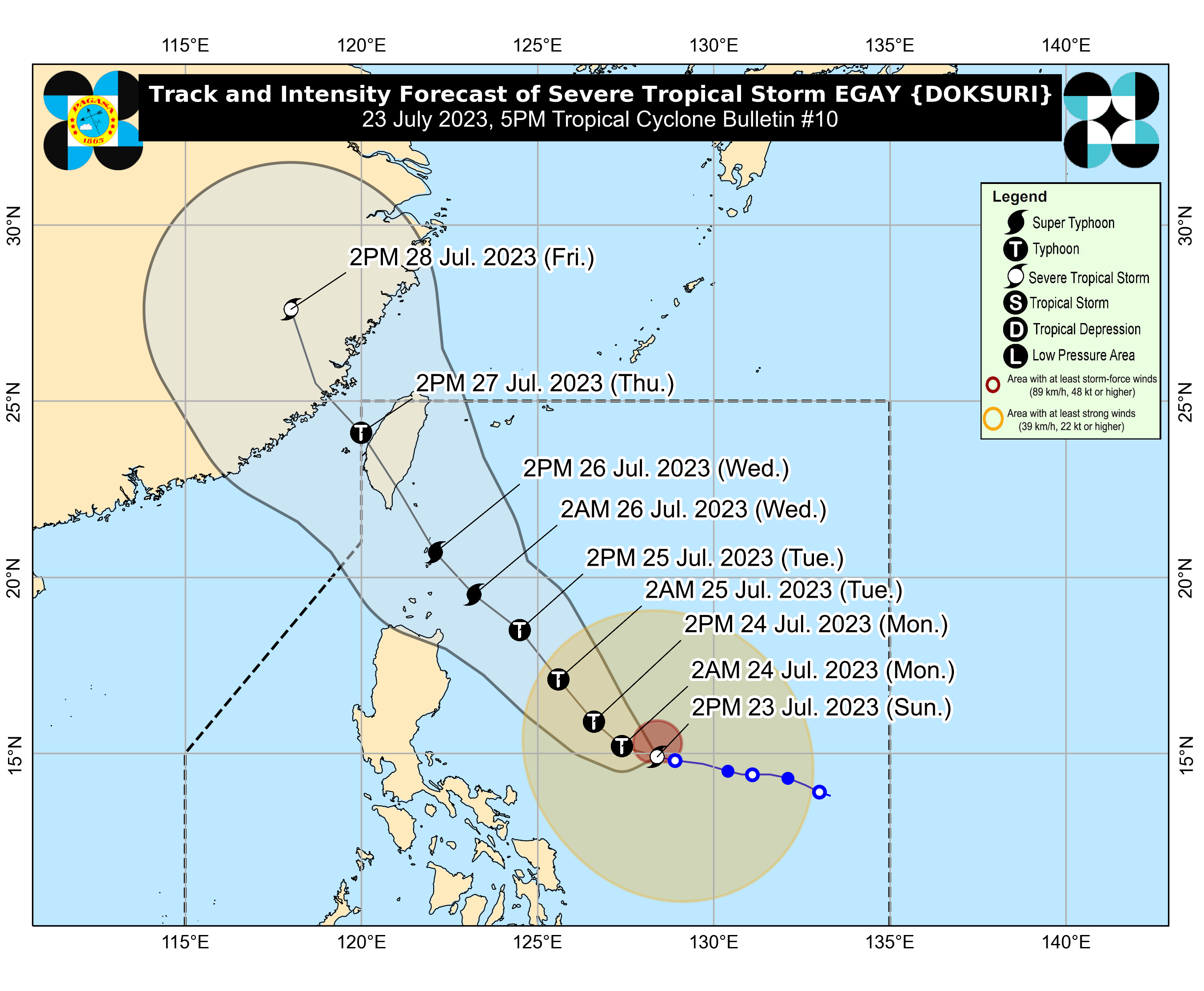 bagyong egay updates