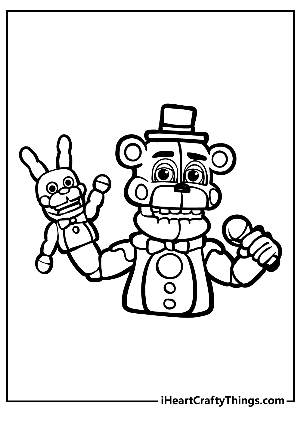 fnaf pictures to color