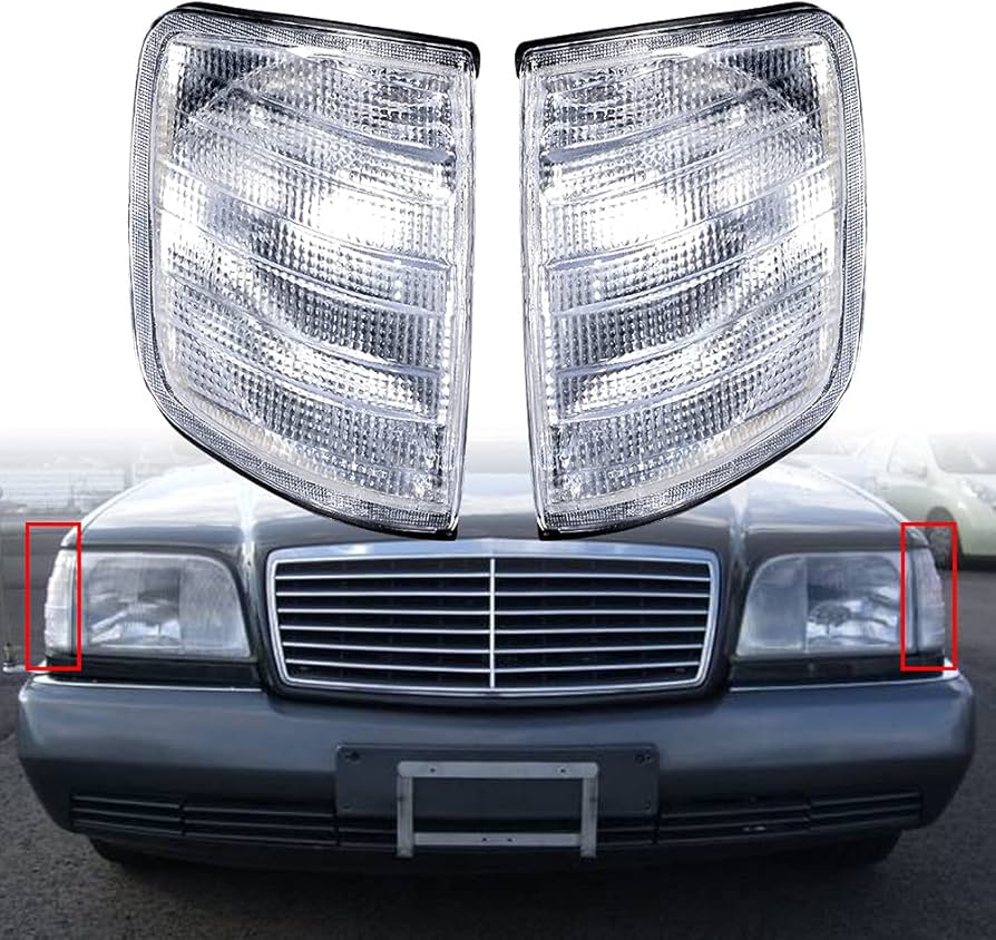 w124 clear headlight