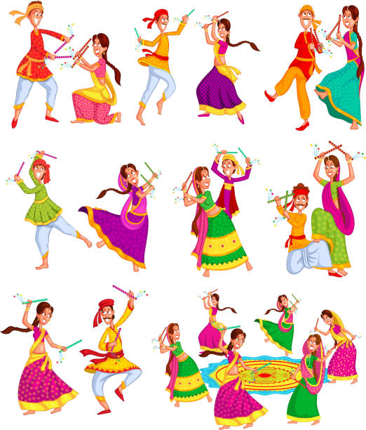 garba cartoon images