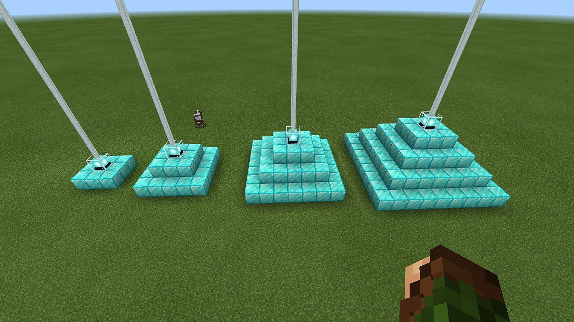 minecraft beacon radius