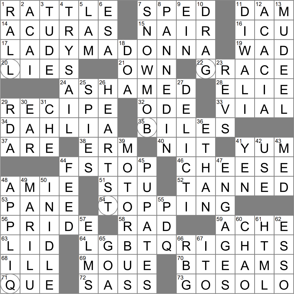 toy with crossword clue