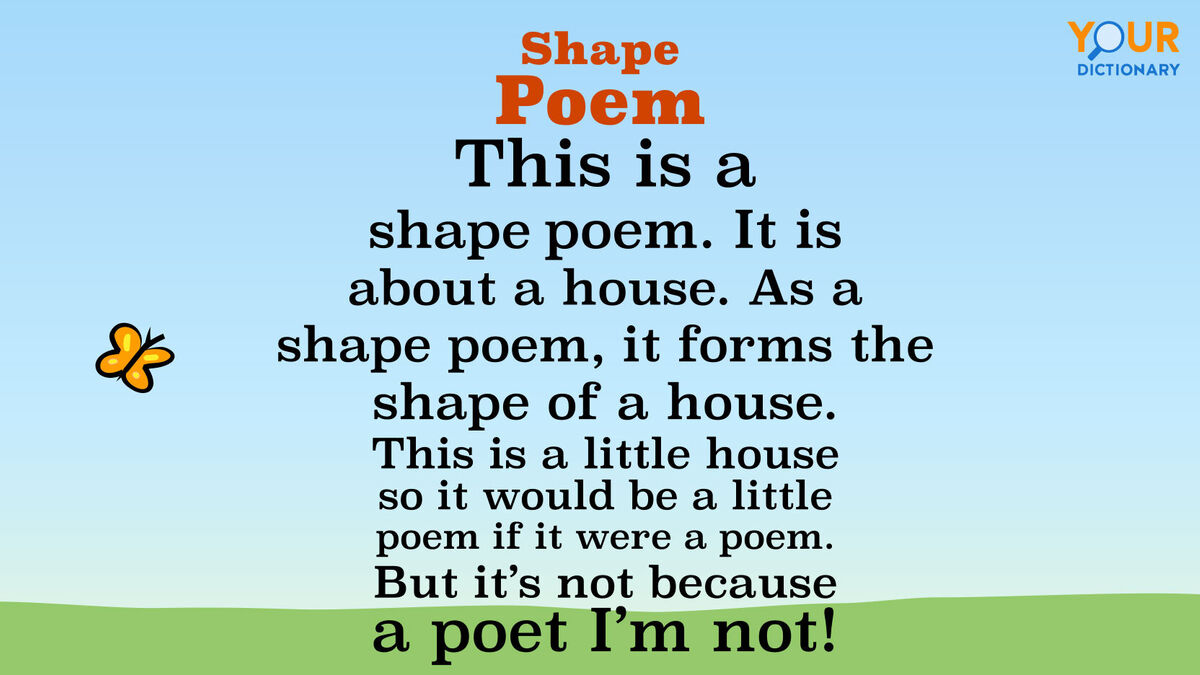 shape poems for kids