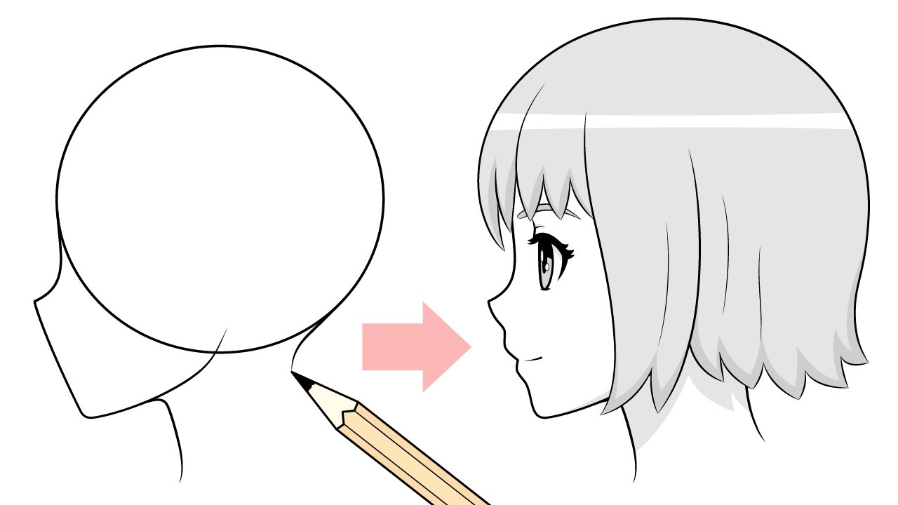 anime side face