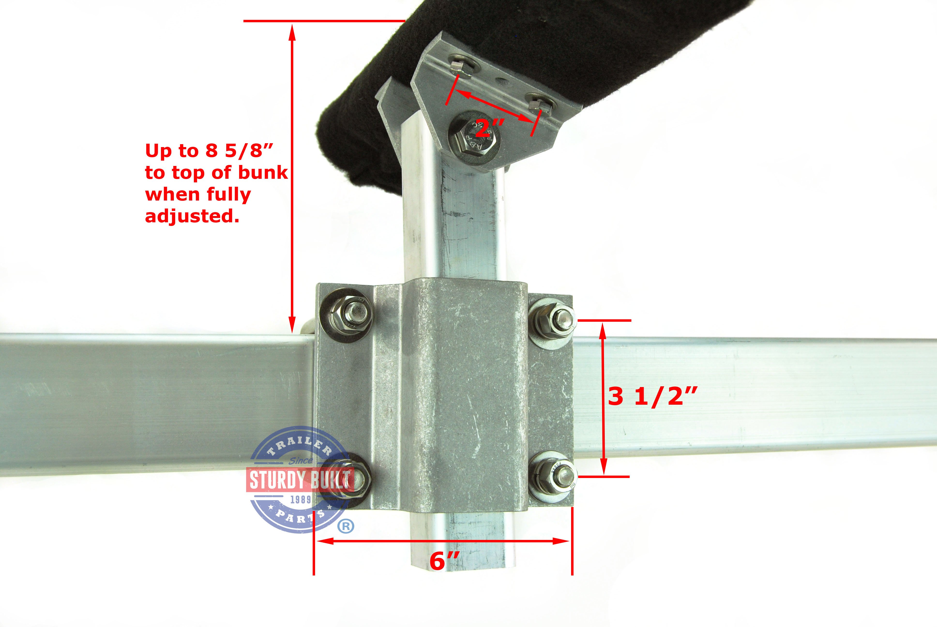 trailer bunk bracket kit