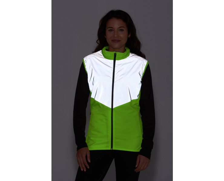 reflective running gilet