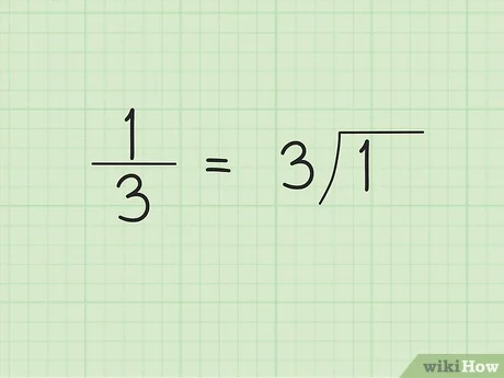 1 3 into fraction