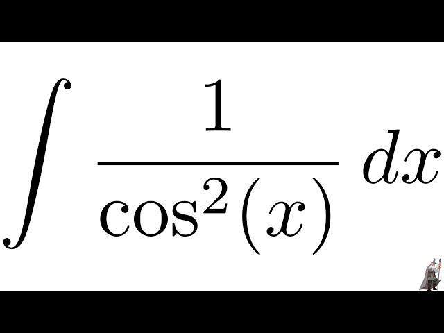 1 cos 2x integral