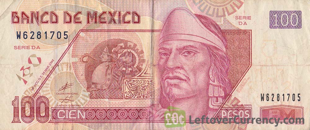 100 mexican pesos to usd