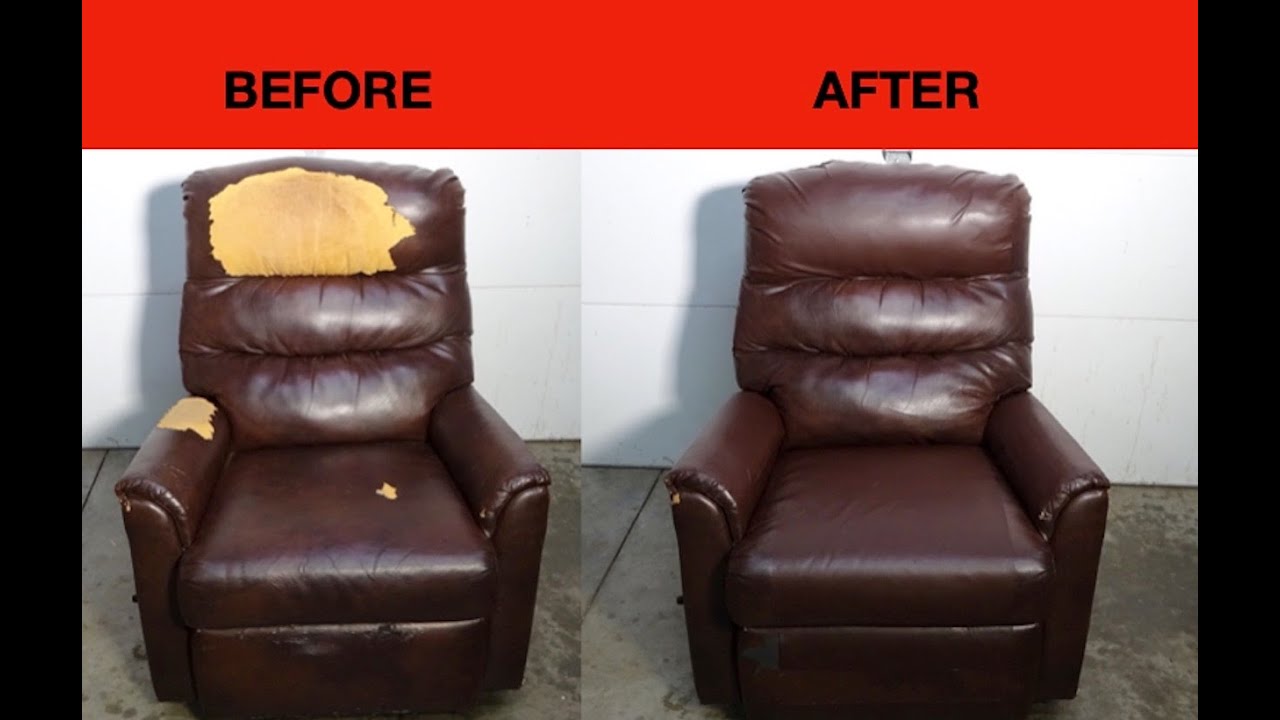 pleather chair repair