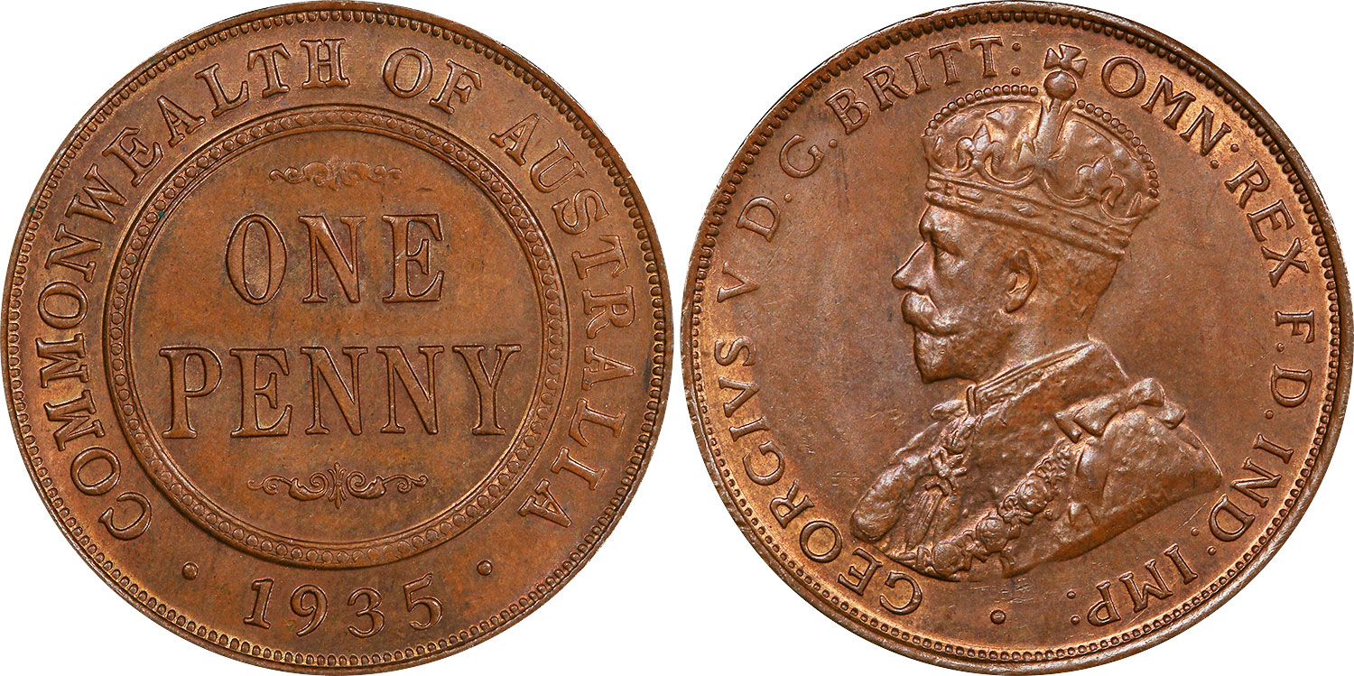 value of 1935 australian penny