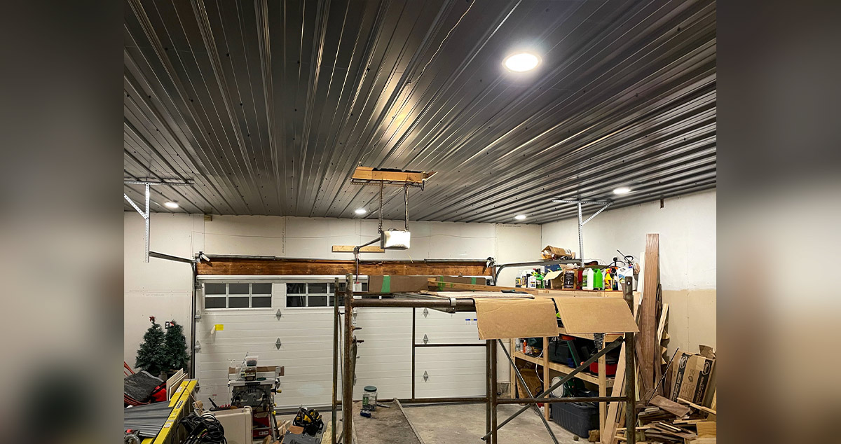 cheap garage ceiling ideas