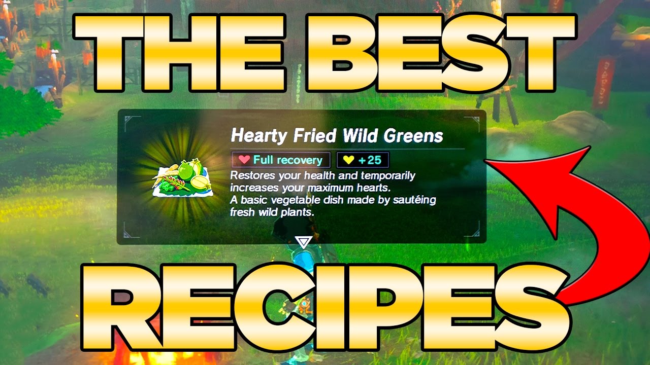 loz botw best recipes