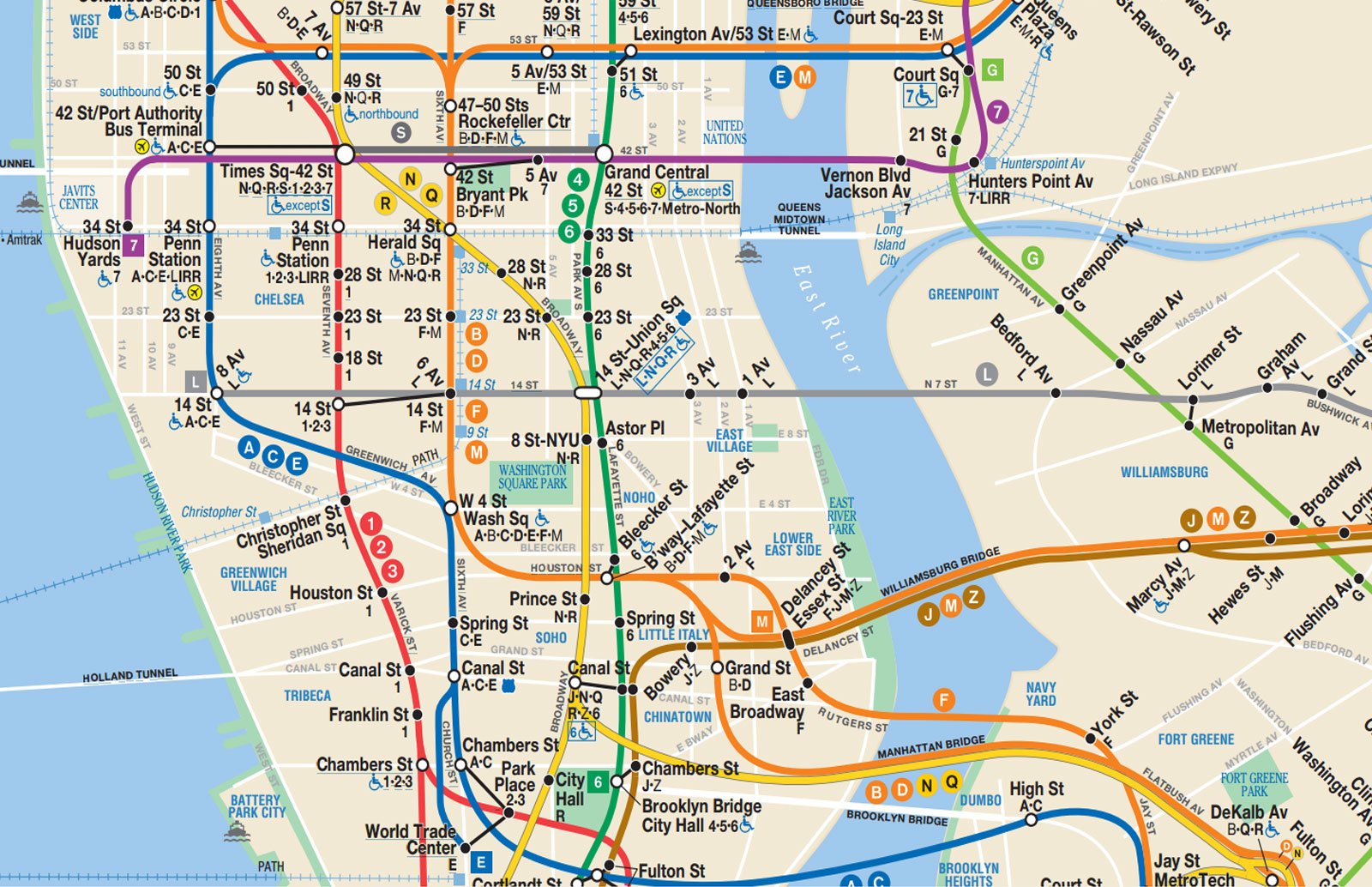 nyc metro map pdf