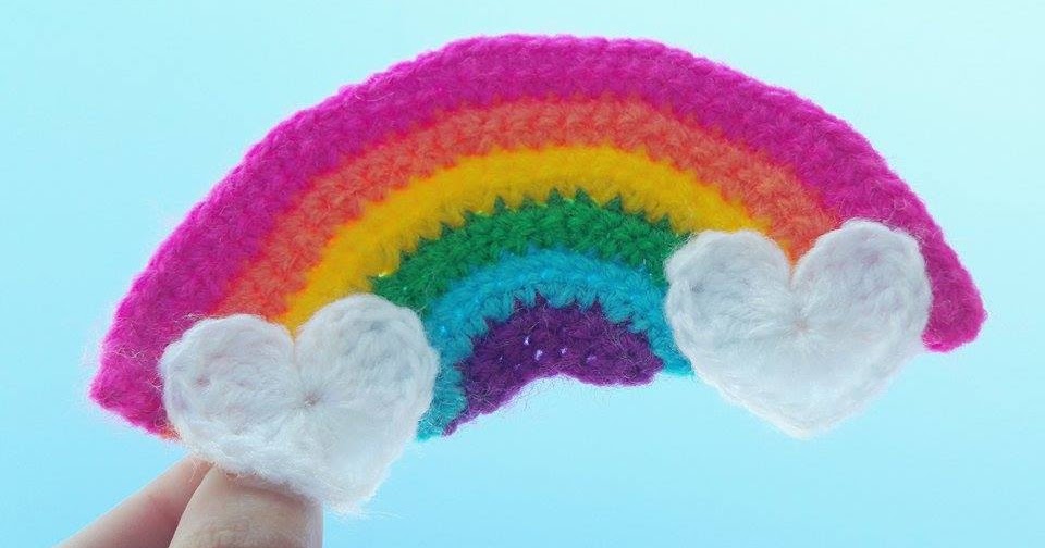 arco iris crochet paso a paso