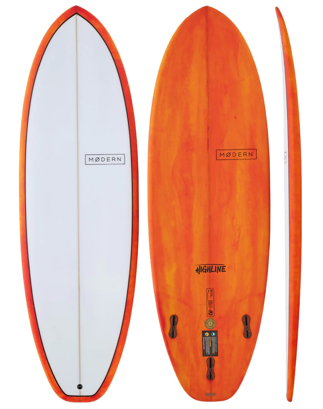 modern highline surfboard