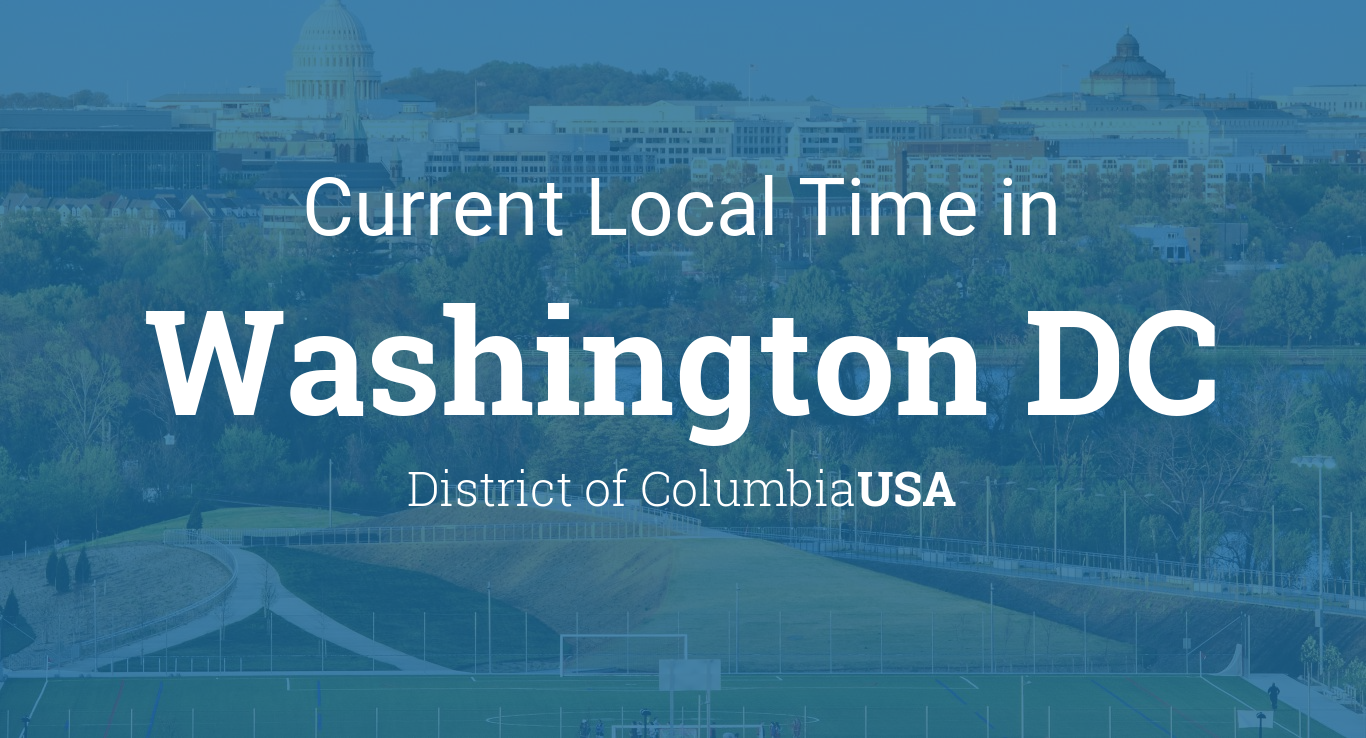 current time in usa washington dc