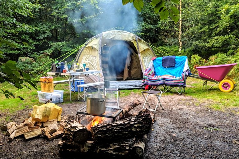 eco camp uk beech estate woodland campsite