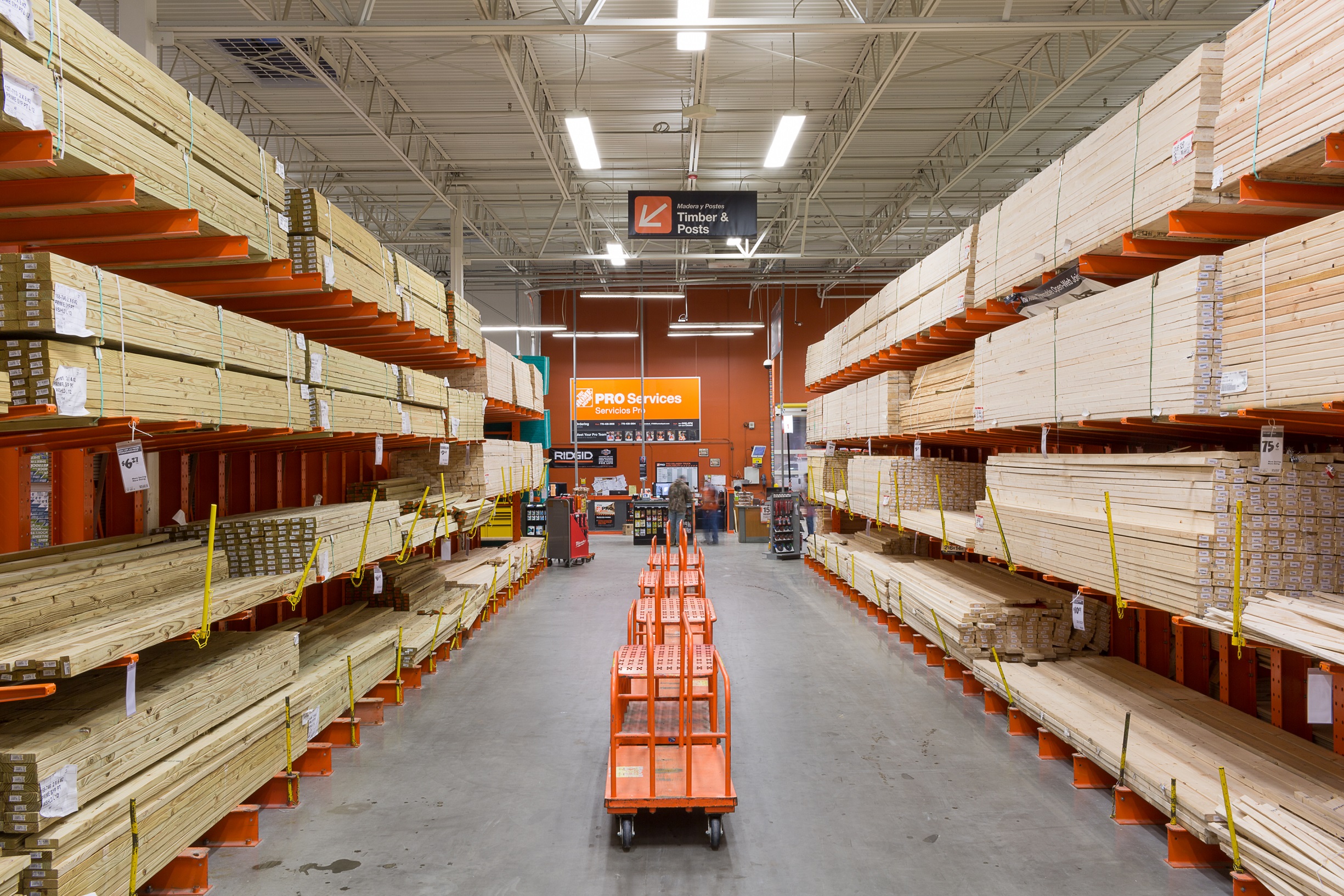 home depot lumber