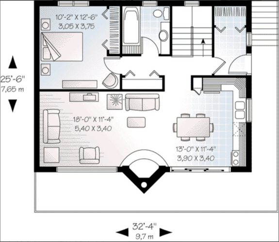 800 sq ft cottage plans