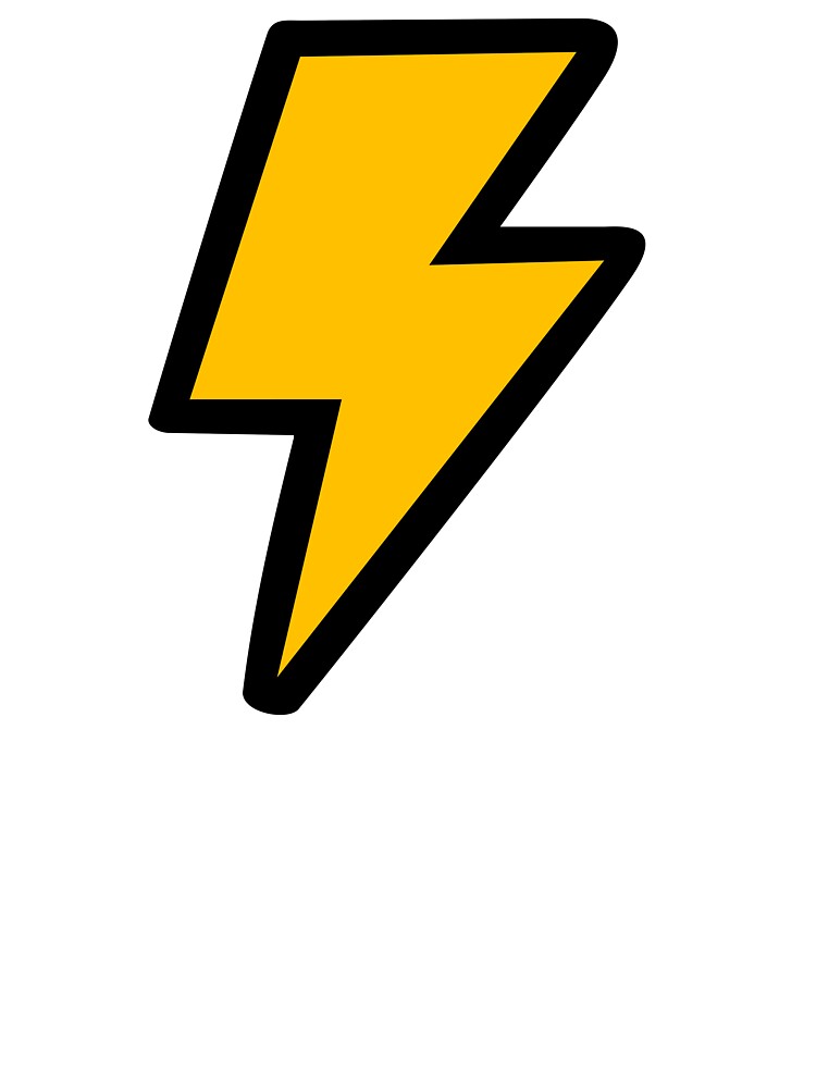 cartoon lightning bolt