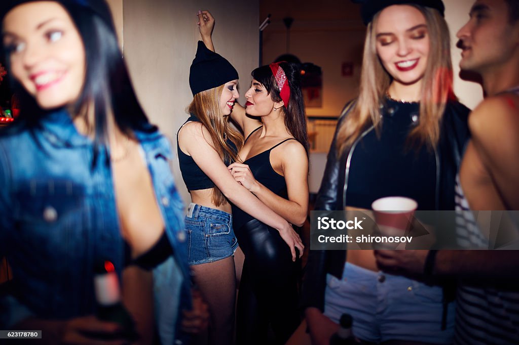 student lesbian party