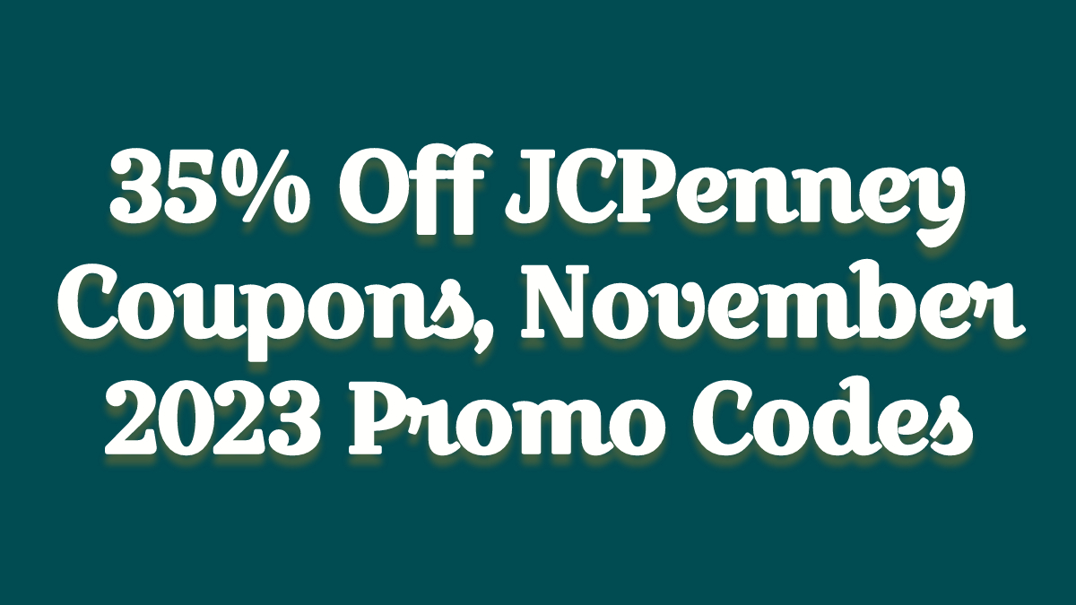 jcpenney coupons january 2023