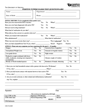 cvs tuberculosis test