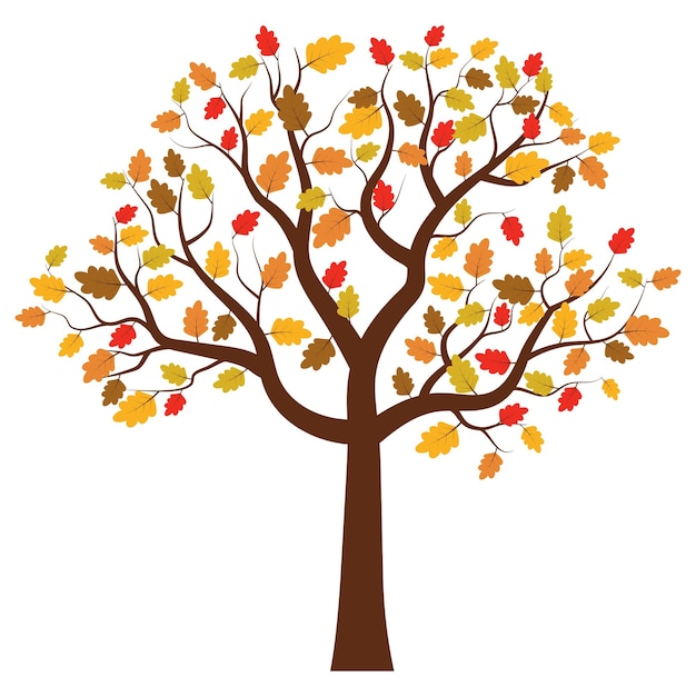 fall clip art tree